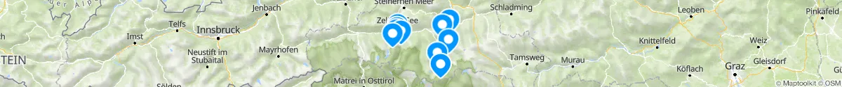 Map view for Pharmacies emergency services nearby Rauris (Zell am See, Salzburg)